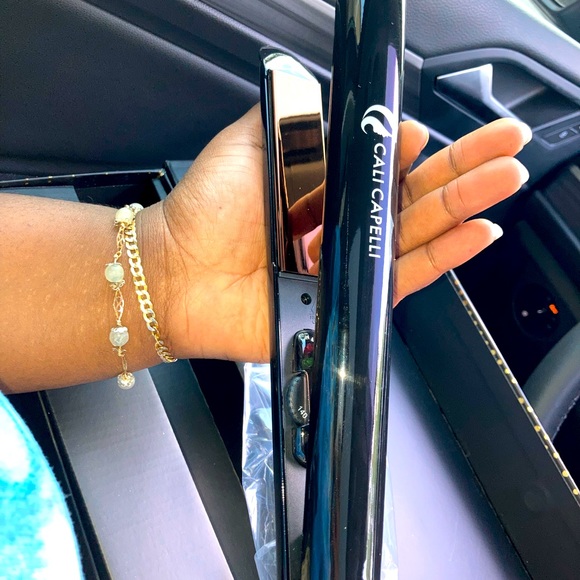 PRO-SERIES 1″ FLAT IRON (BLACK AND ROSE GOLD)